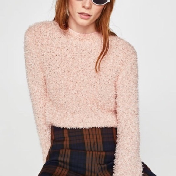 ZARA Woven Sweater - Picture 1 of 8